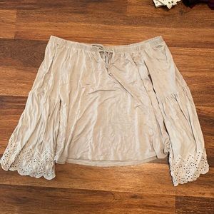 Off The Shoulder Long Sleeve AEO Top